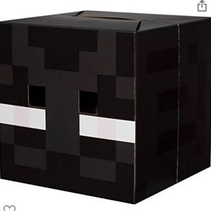 NEW - Minecraft Enderman Cardboard Head